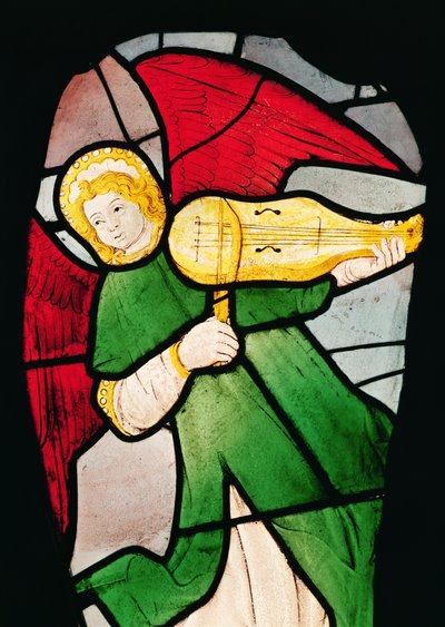 Angel Musician by French School